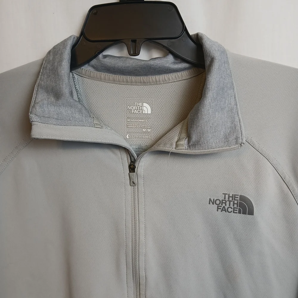 The North Face Gray 1/4 -‎ Zip Pullover Sweater - Men - Medium - See Description